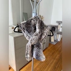 Faux fur scarf from Loft